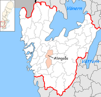 Alingsås in Västra Götaland county